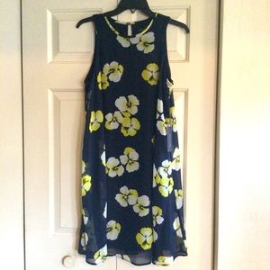 Tommy Hilfiger Navy Floral Swing Dress